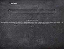 Tablet Screenshot of just.com